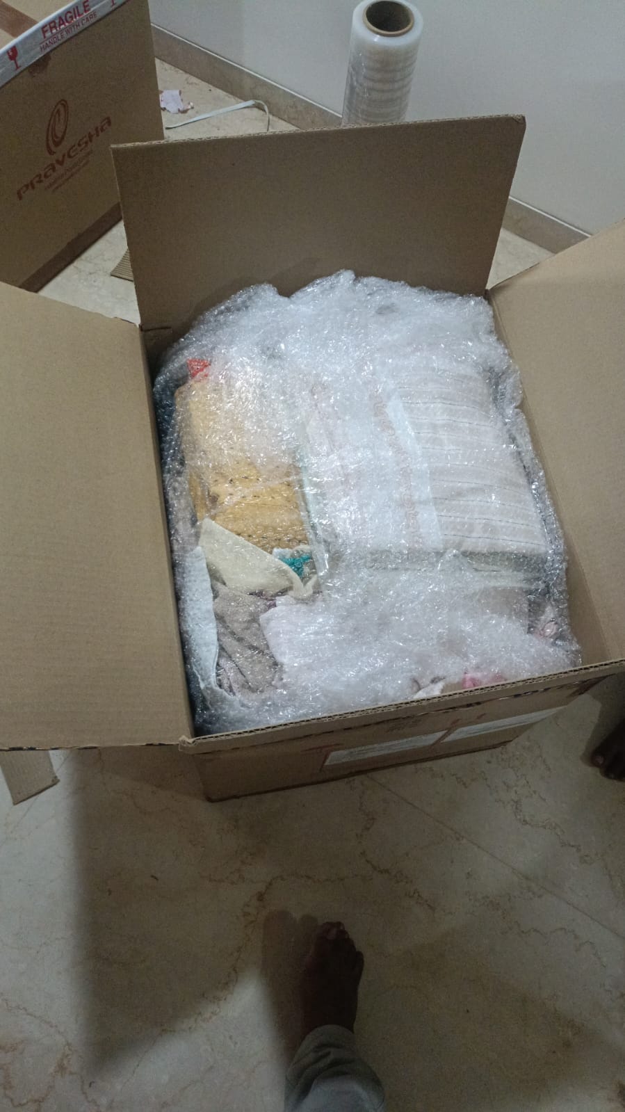 Packed Household Items